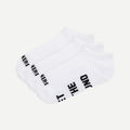 Socken Low Cut White (Dreierpack)