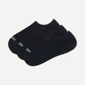 Socken No Show Black (Dreierpack)