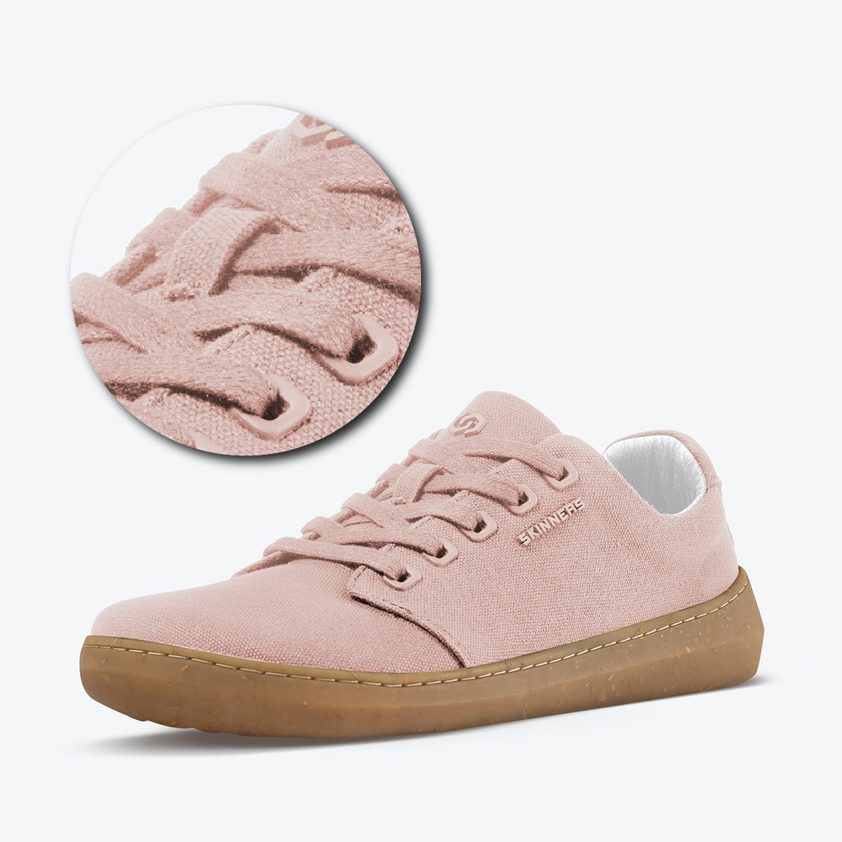 Textile Shoelaces Light Pink