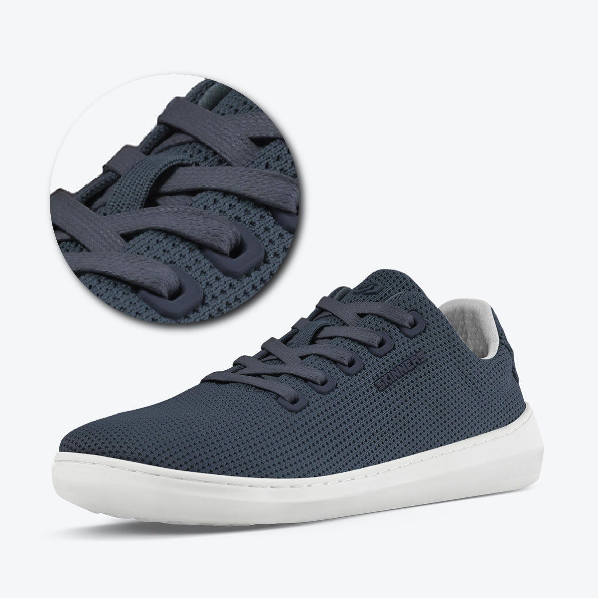 Textile Shoelaces Dark Blue