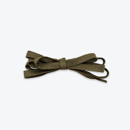 Textile Shoelaces Green