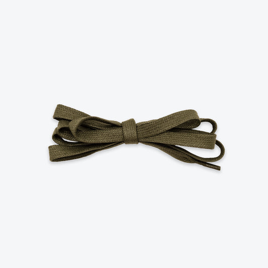 Textile Shoelaces Green