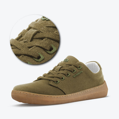 Textile Shoelaces Green