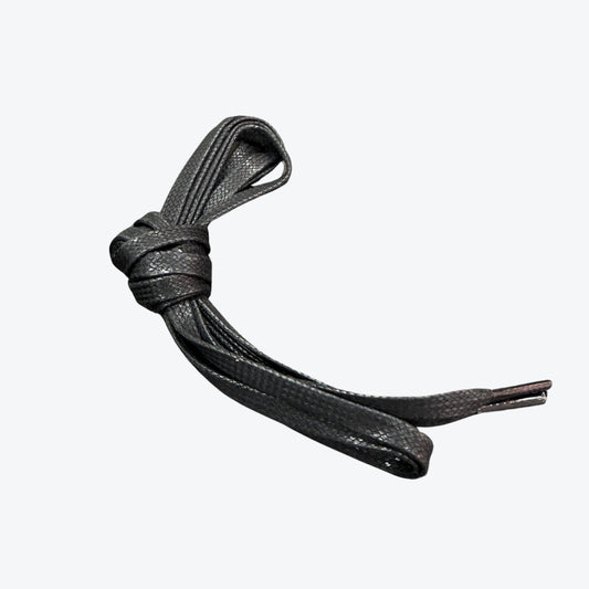 Gewachste Schnürsenkel schwarz