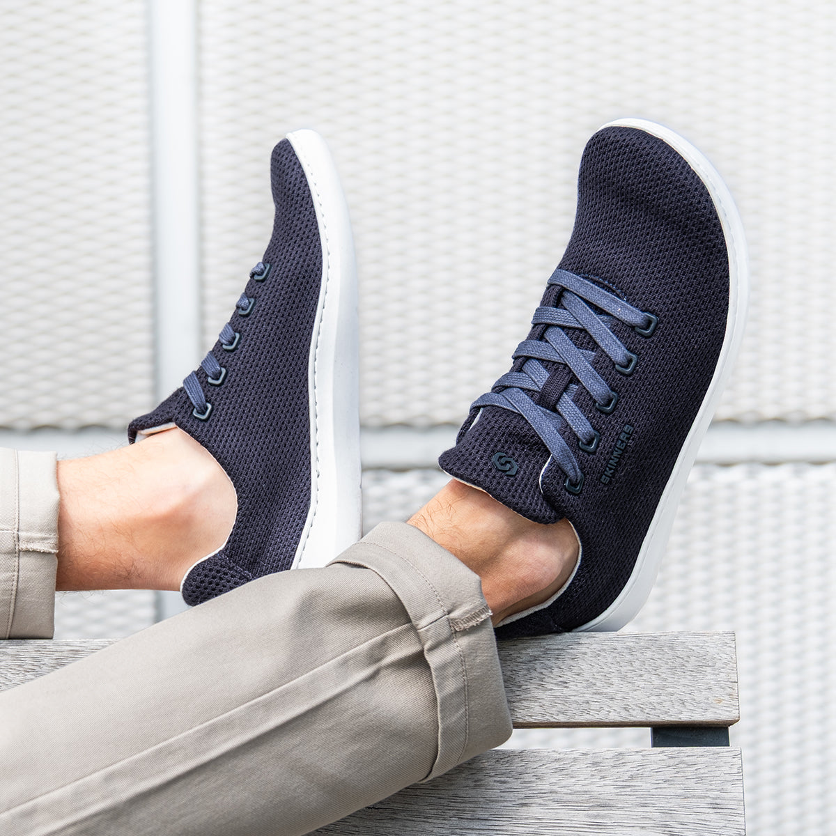 Textile Shoelaces Dark Blue