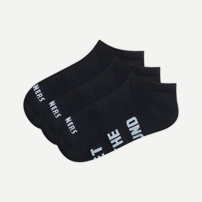 Socken Low Cut Black (Dreierpack)