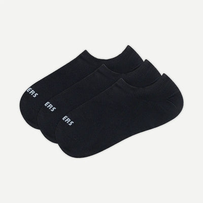 Socken No Show Black (Dreierpack)
